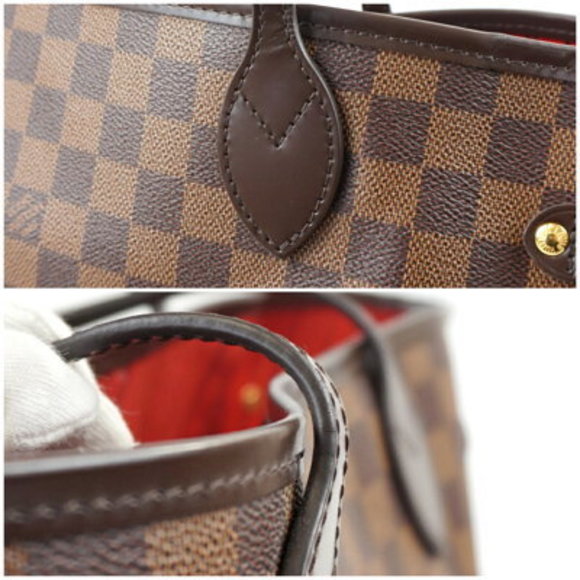 Louis Vuitton Neverfull Damier Ebene Brown Shoulder Bag - Picture 8 of 8